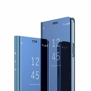 Калъф тефтер огледален CLEAR VIEW за Huawei P Smart Pro STK-L21 син 